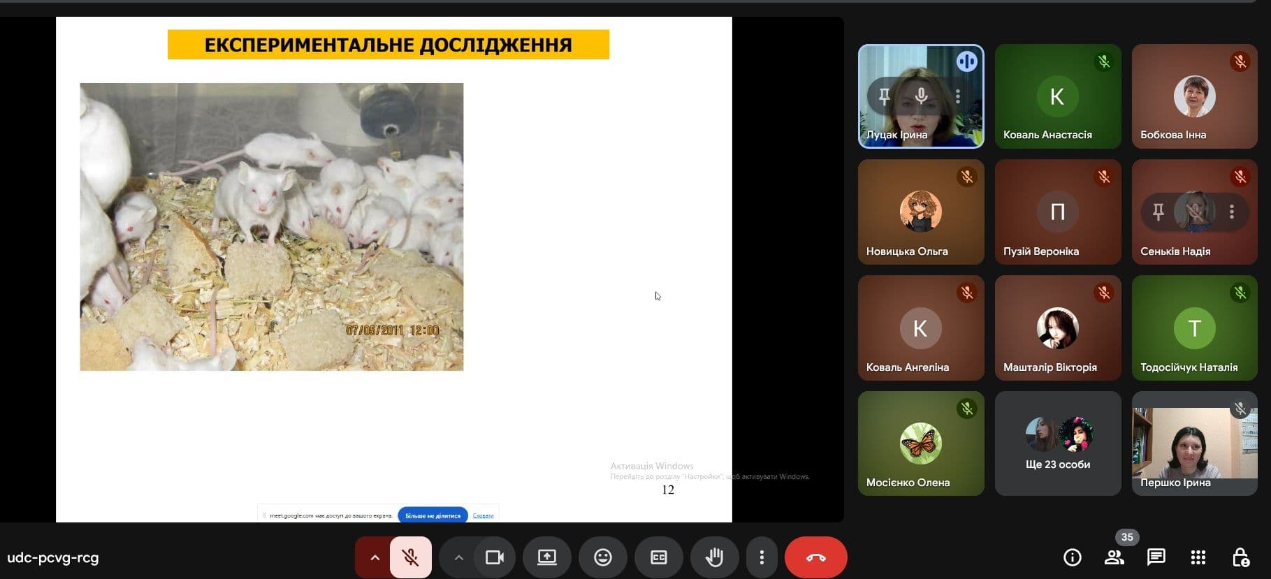 Відкрите засідання СНТ «Мій шлях у науці»