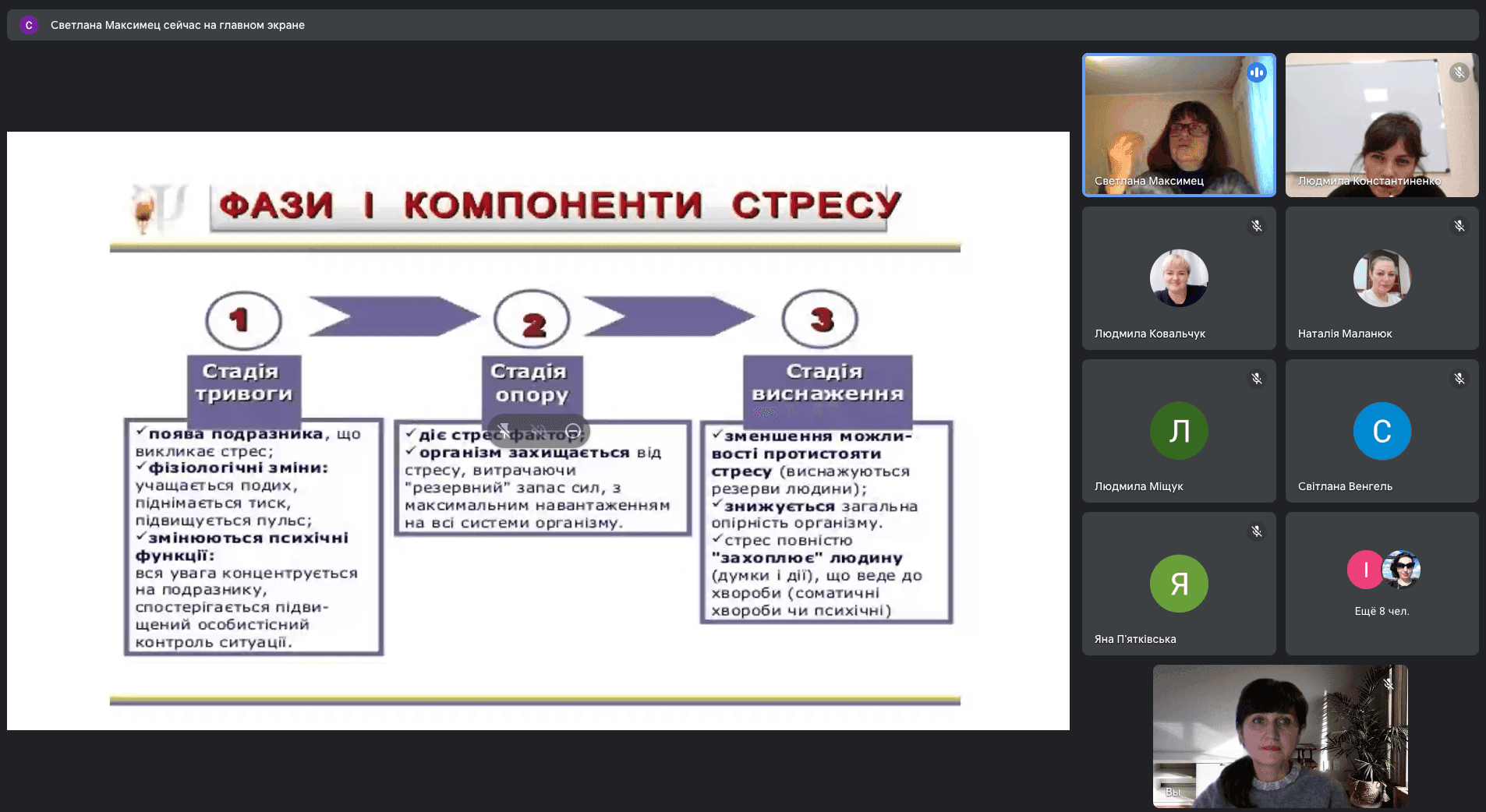 Засідання ОМО викладачів хімії та біології