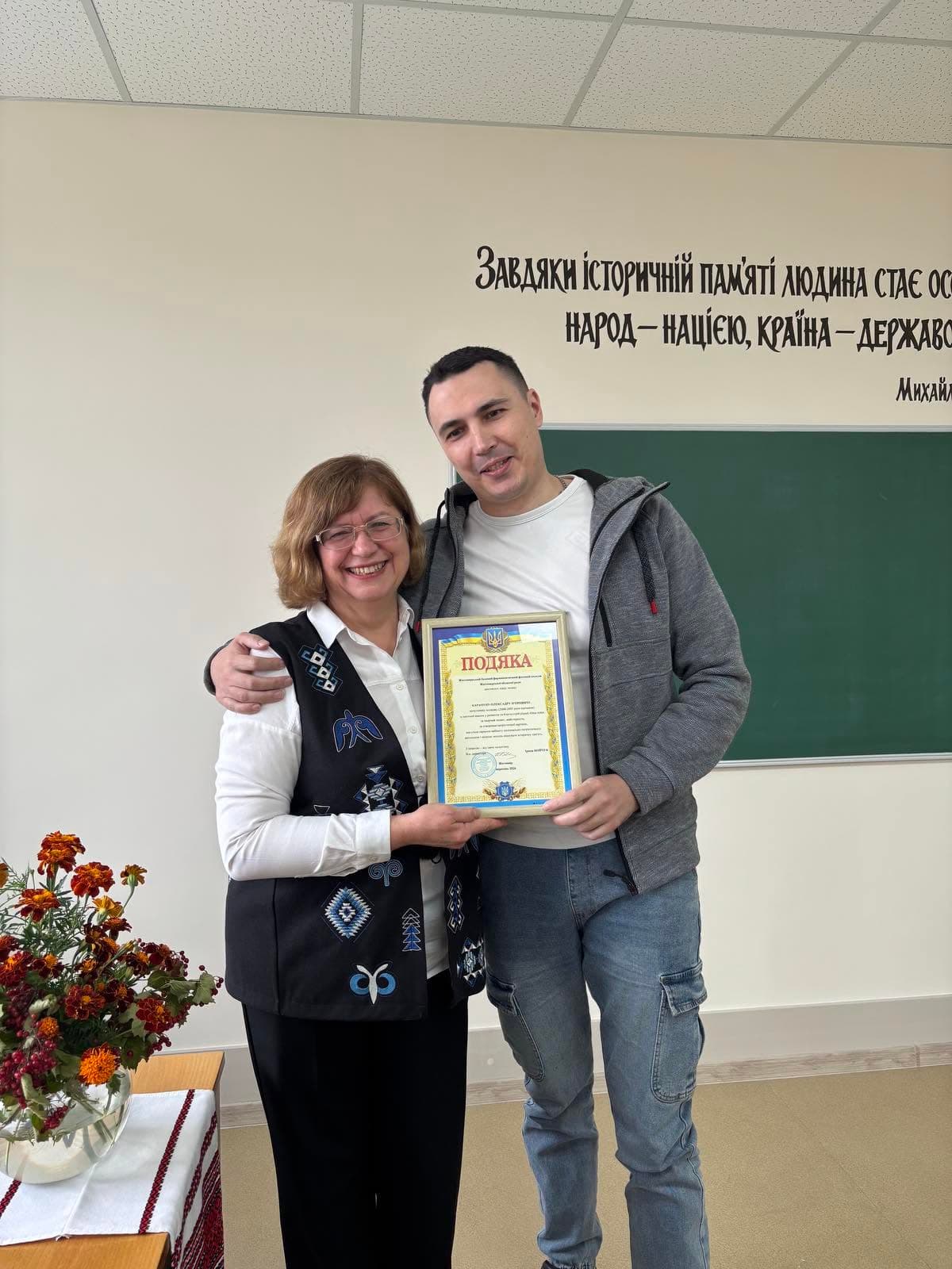 Відкриття оновленого Кабінету історії України та національно-патріотичного виховання
