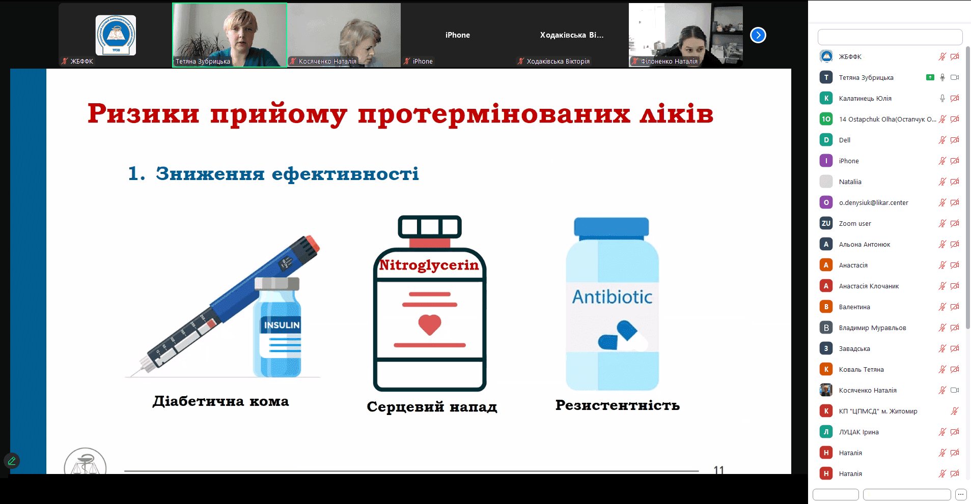 Фахова (тематична) школа. Відпуск лікарського засобу  споживачу з аптеки: від нормативних до практичних аспектів