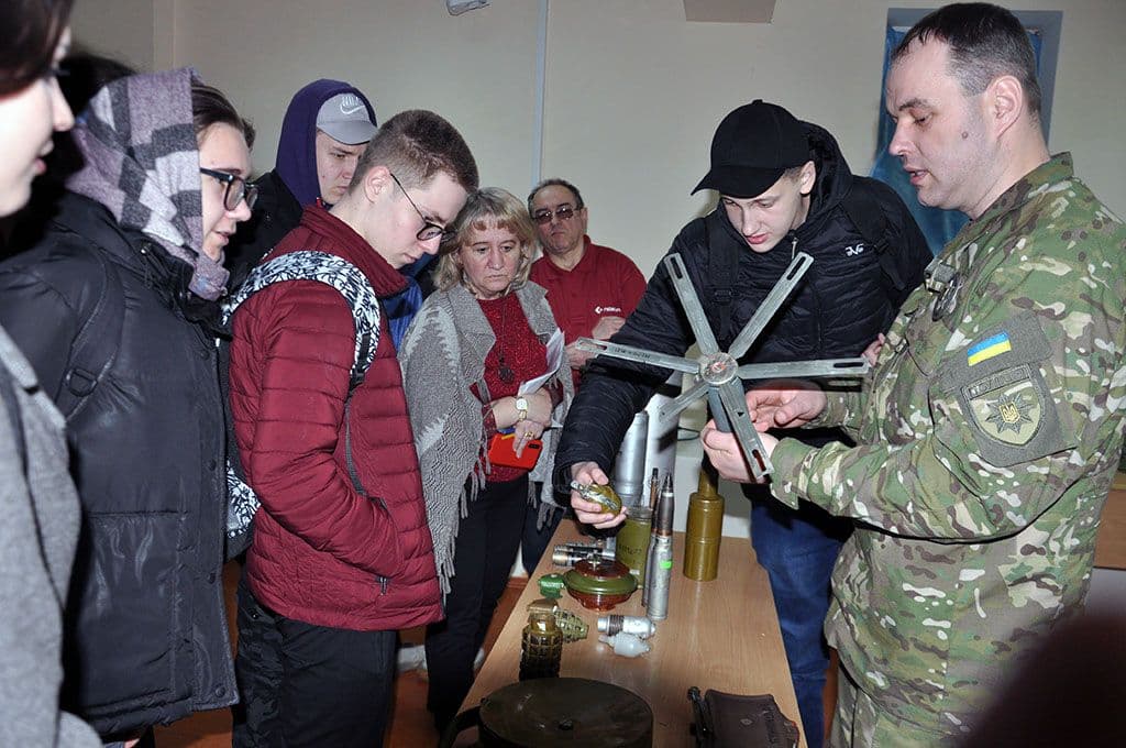 Заняття щодо алгоритму дій при виявленні вибухонебезпечних предметів