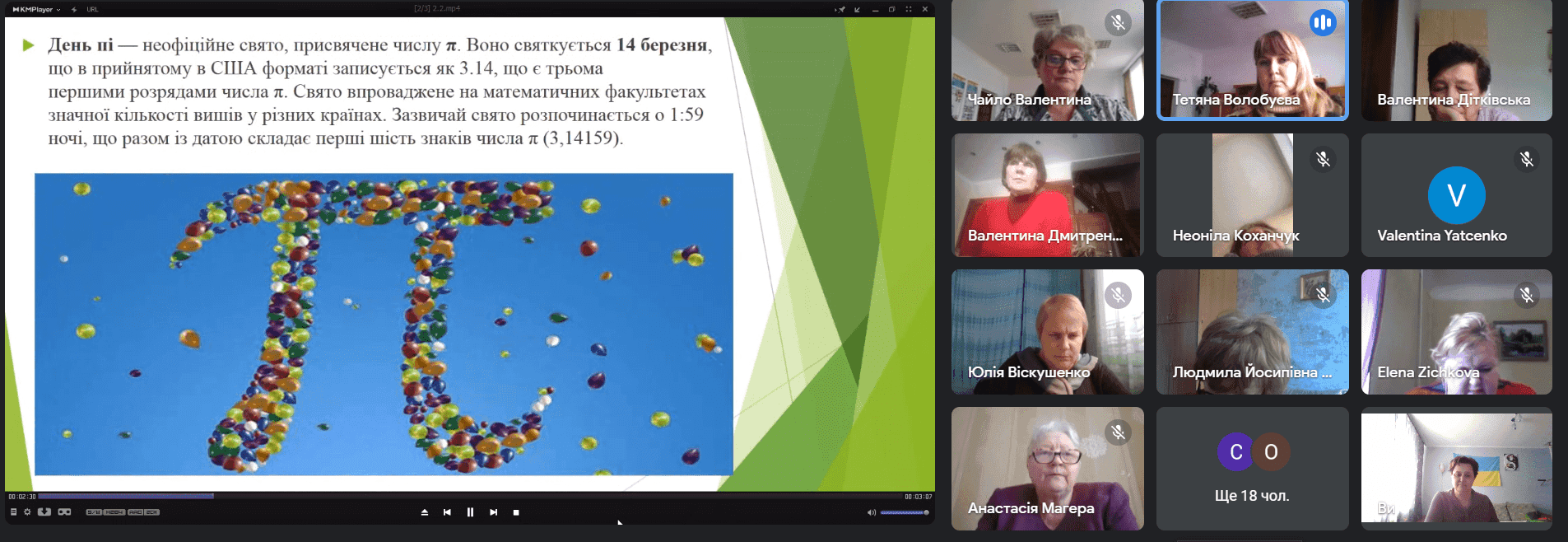 Засідання ОМО викладачів математики