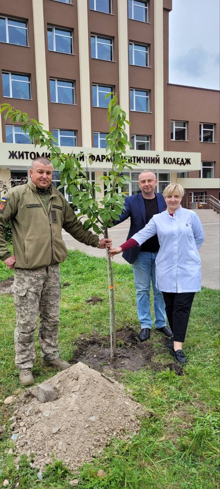 Сакури біля коледжу як символ єдності